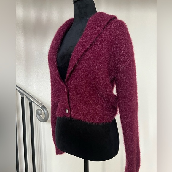 House of Harlow 1960 Fuzzy Cardigan - Picture 3 of 8